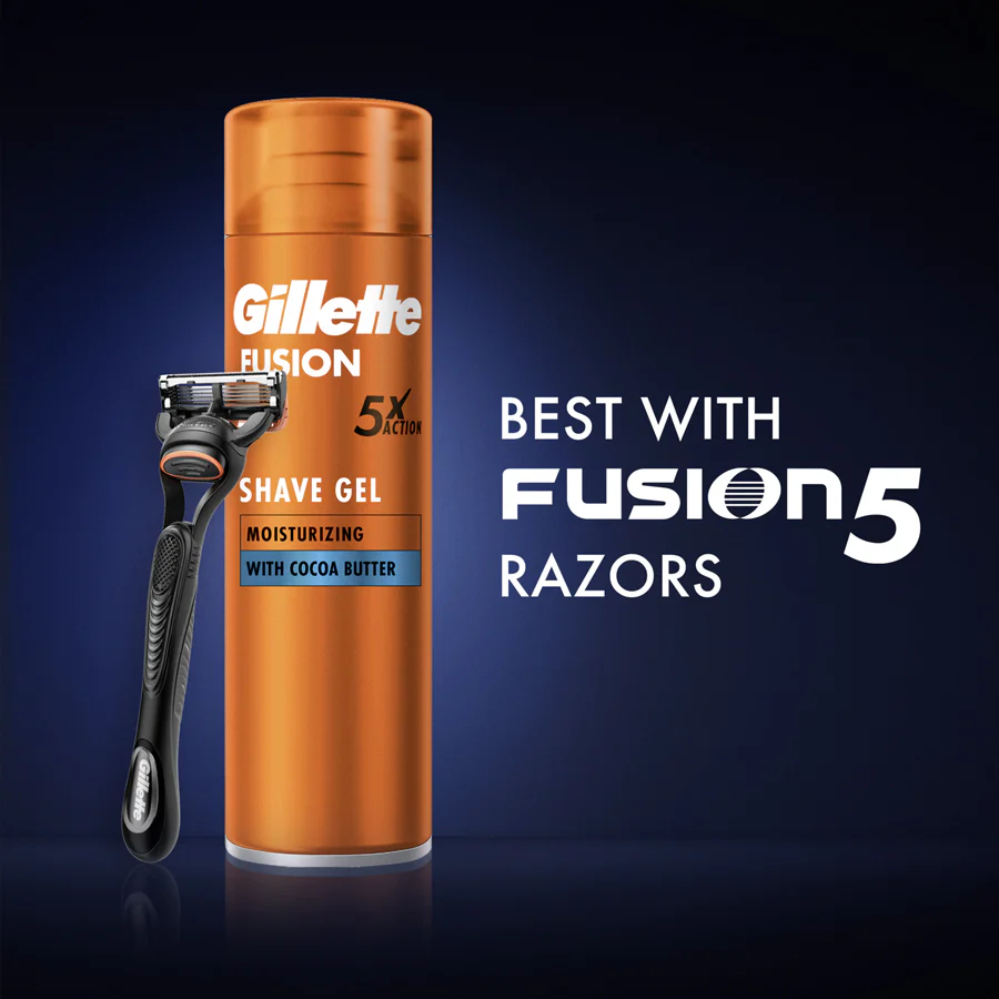 Gillette Fusion 5 Ultra Moisturising Shaving Gel 200ml - Image 6