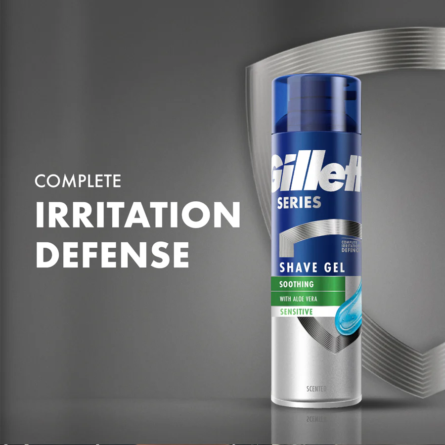Gillette Series Shaving Gel Sensitive Skin 200ml - Image 6