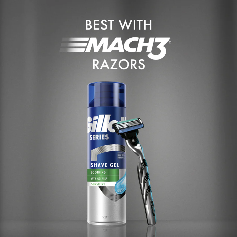 Gillette Series Shaving Gel Sensitive Skin 200ml - Image 7
