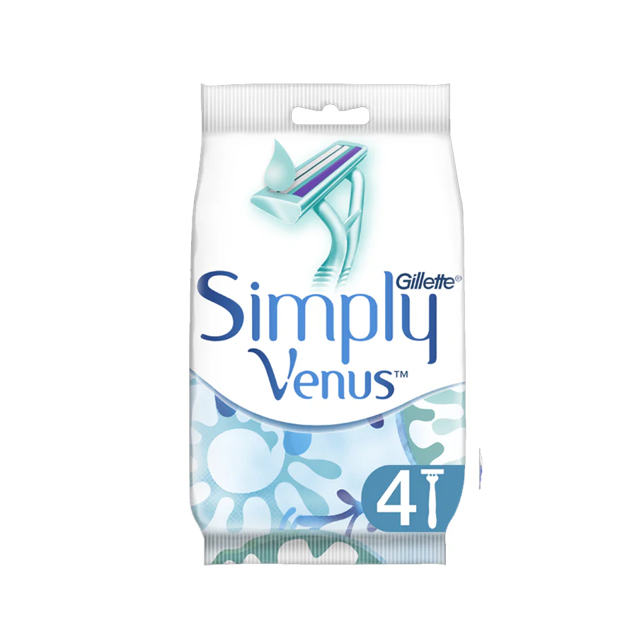 Gillette Simply Venus 2 Disposable Razors (4 Pack) - Image 2