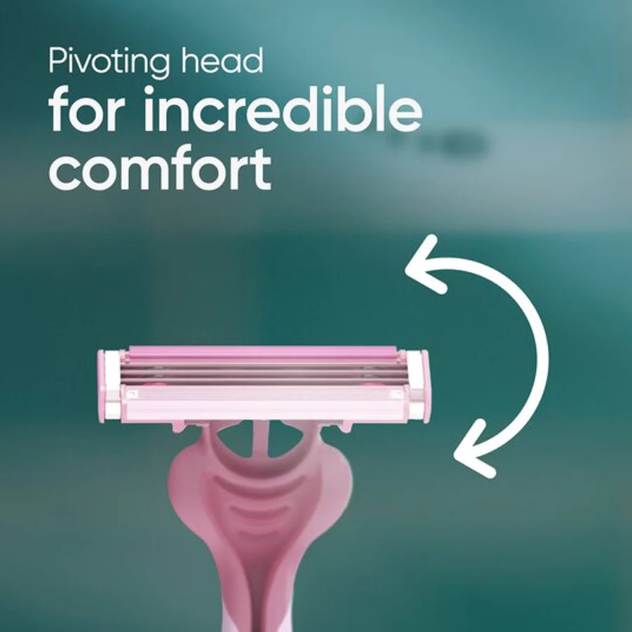 Gillette Simply Venus 3 Disposable Razors (4 Pack) - Image 3