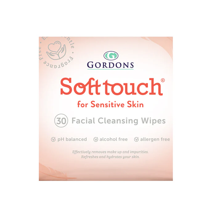 Soft Touch Facial Cleansing Wipes: for Sensitive Skin (30 Wipes) - Image 2