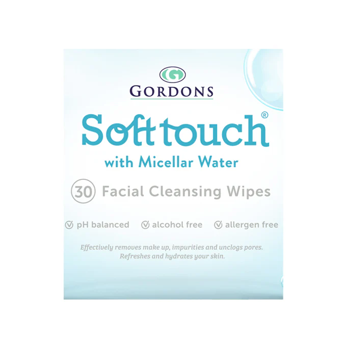 Soft Touch Facial Cleansing Wipes: Micellar Water (30 Wipes) - Image 2