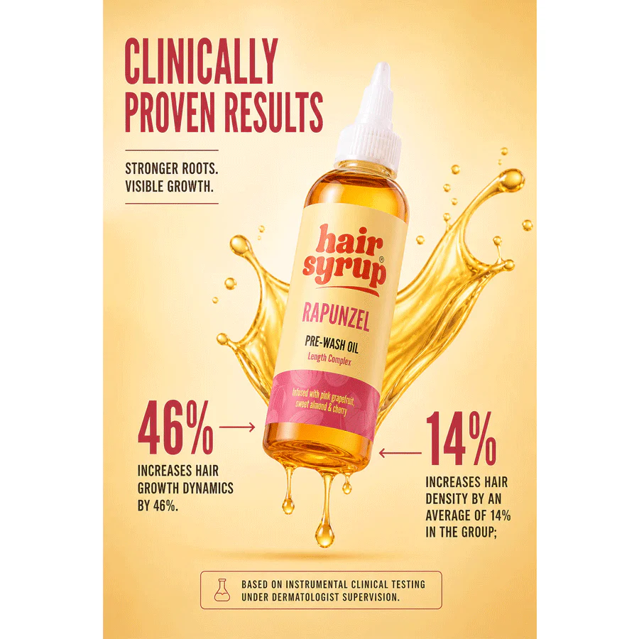 Hair Syrup Rapunzel Pre-Wash Oil Treatment 100ml - Image 3