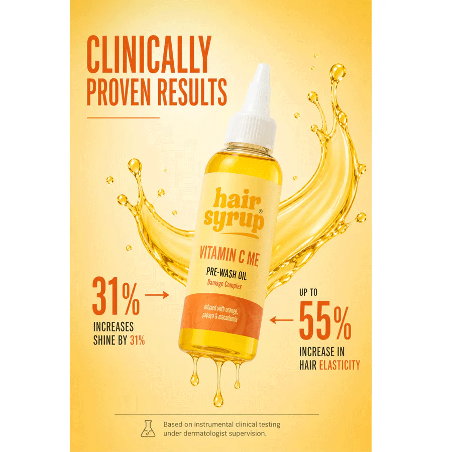 Hair Syrup Vitamin C Me Pre-Wash Oil Treatment 100ml - Image 4