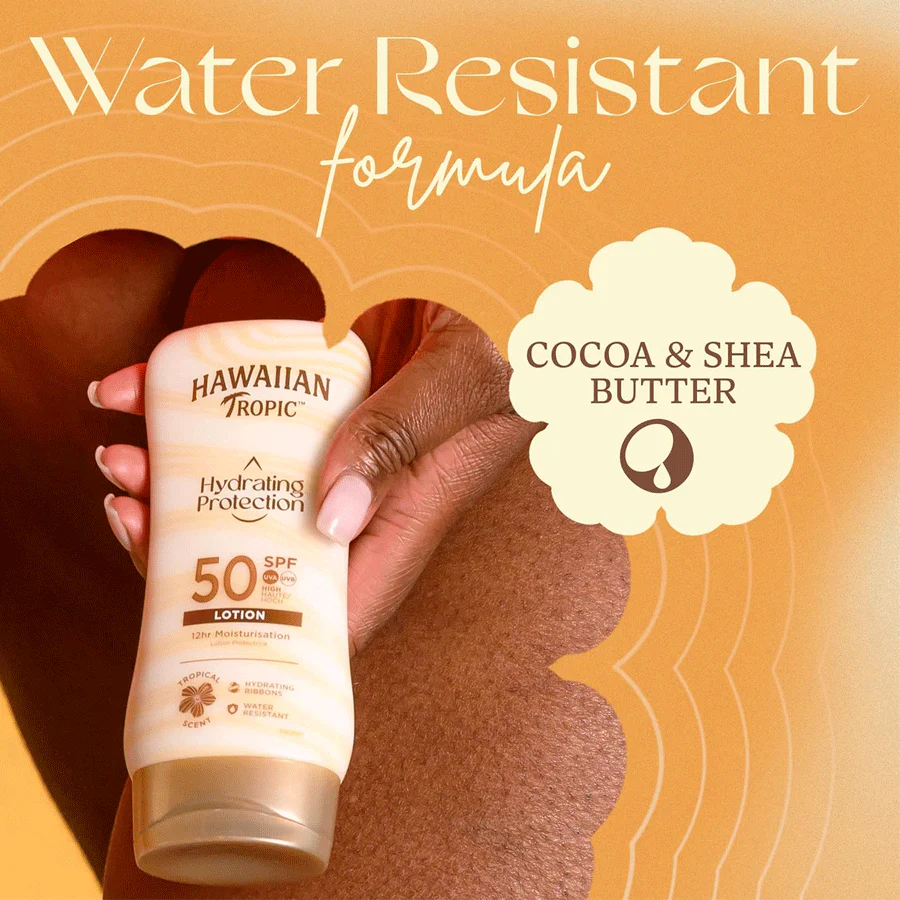 Hawaiian Tropic Hydrating Protection Lotion SPF50 180ml - Image 4