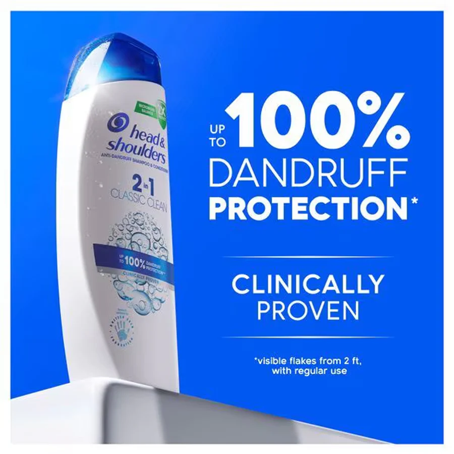 Head & Shoulders Classic Clean 2-in-1 Shampoo 250ml - Image 2