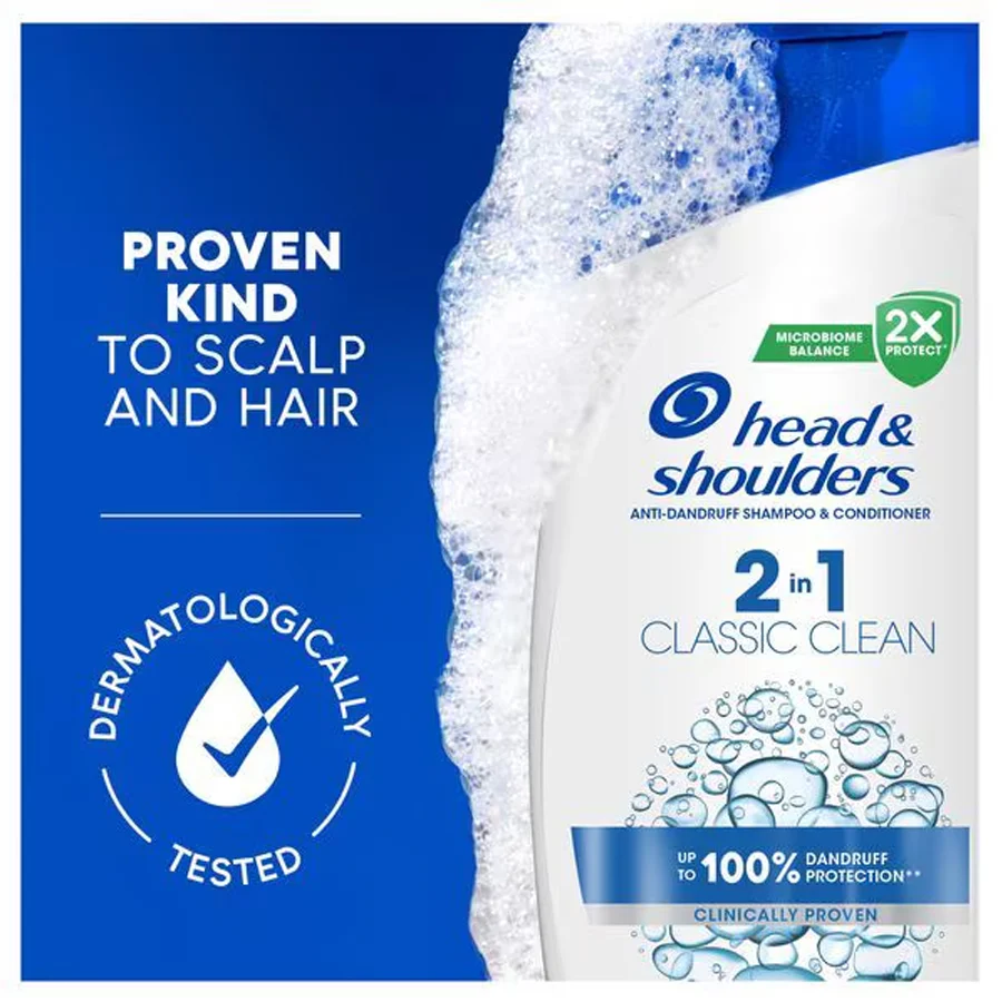 Head & Shoulders Classic Clean 2-in-1 Shampoo 250ml - Image 5