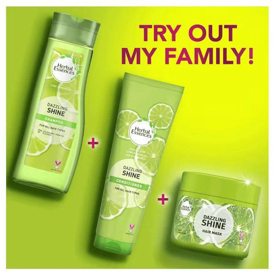 Herbal Essences Dazzling Shine Conditioner 275ml - Image 4