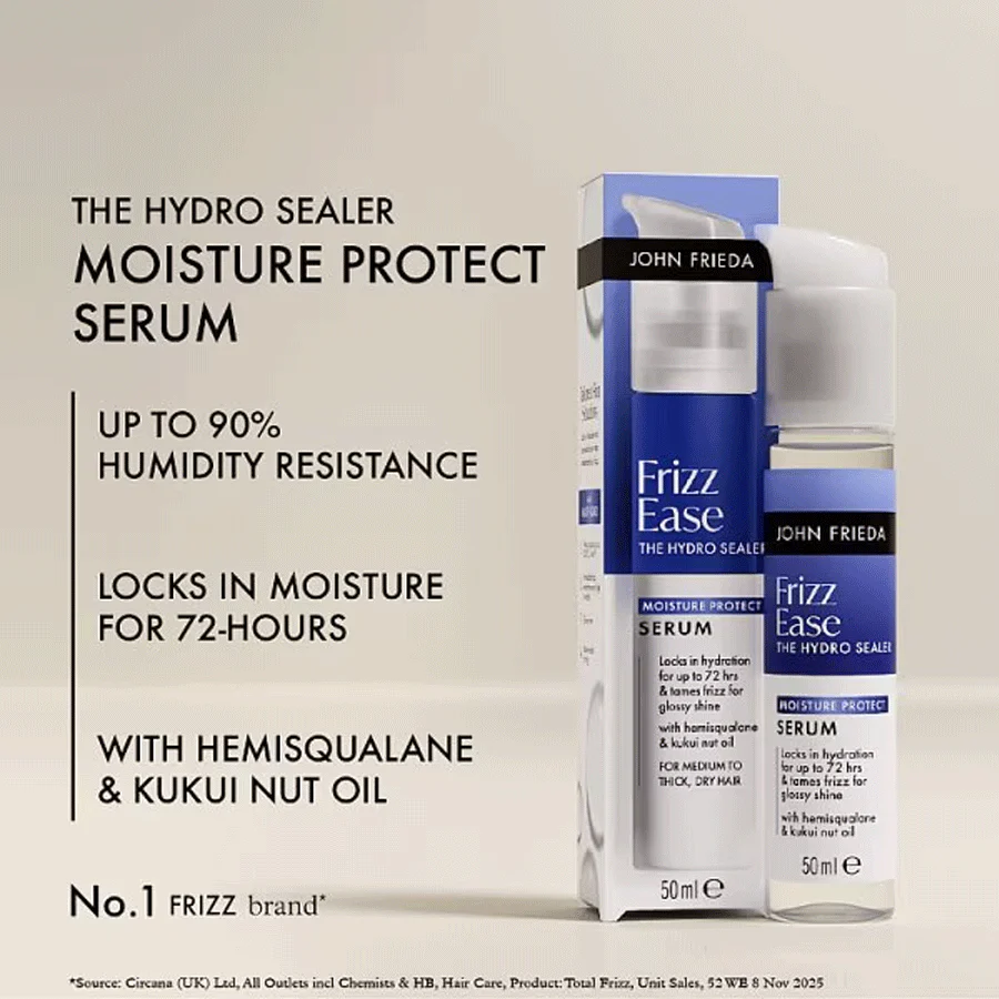 John Frieda Frizz Ease The Hydro Sealer Moisture Protect Serum 50ml - Image 2
