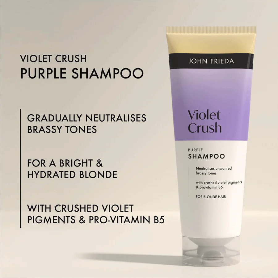 John Frieda Violet Crush Purple Shampoo 250ml - Image 2