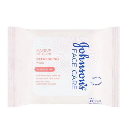 Johnson's Face Care Makeup Be Gone Refreshing Wipes - Normal Skin (25 Wipes) - Image 2