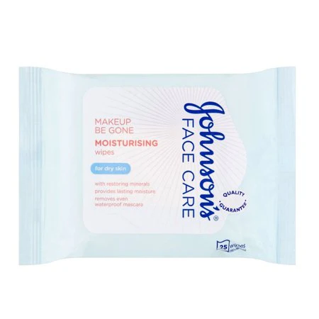 Johnson's Face Care Makeup Be Gone Moisturising Wipes (25 Wipes) - Image 2