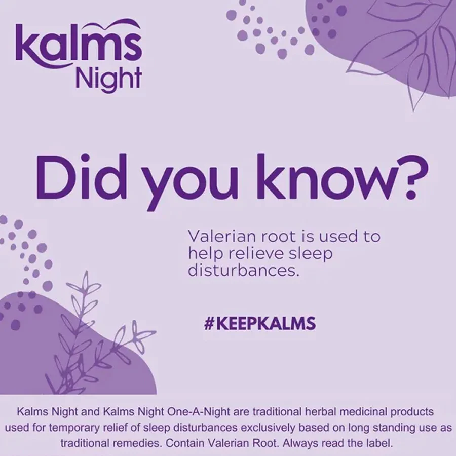 Kalms Night One-A-Night Tablets (28 Tablets) - Image 2