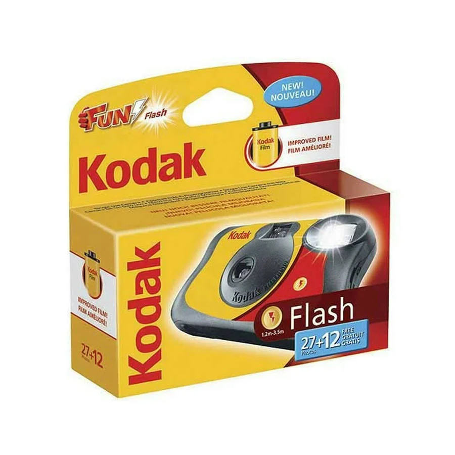 Kodak Single Use FunSaver Camera with Flash (27 Exposures +12 free)