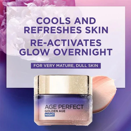 L'Oréal Paris Age Perfect Golden Age Night Cream 50ml - Image 3