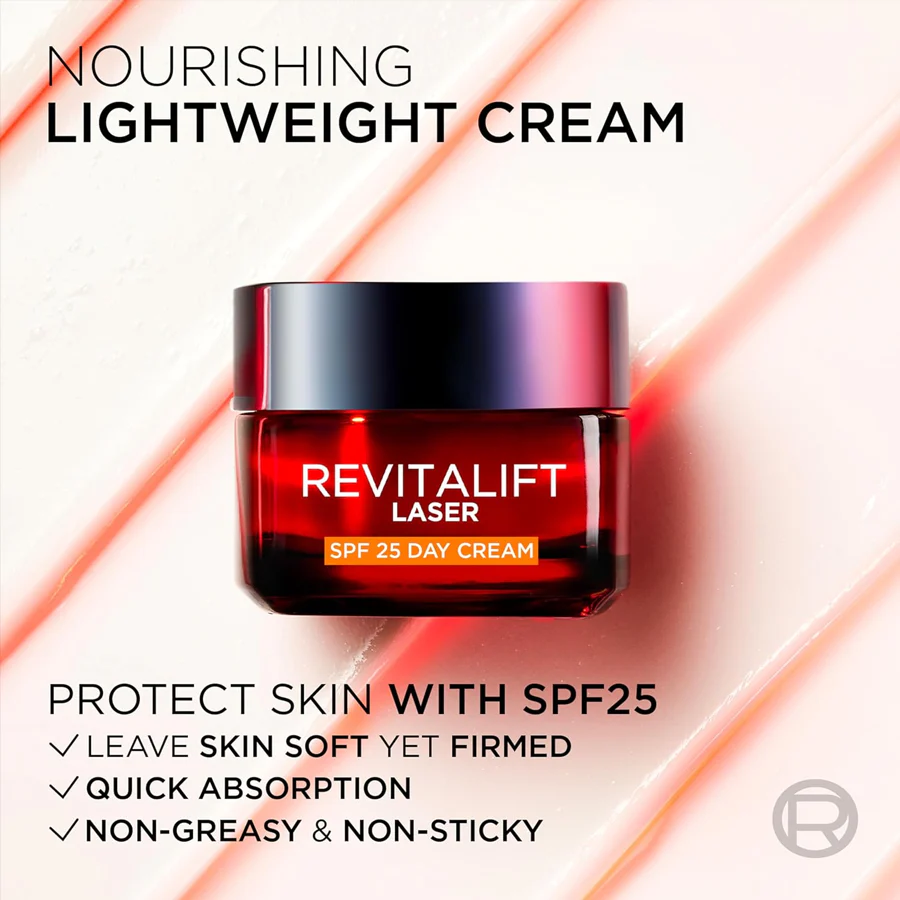 L'Oréal Paris Revitalift Laser Triple Action Age-Correcting Cream SPF 25 50ml - Image 4
