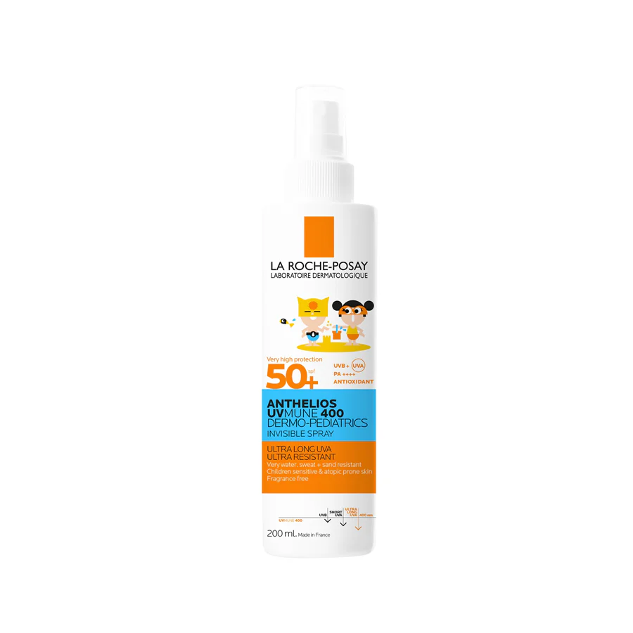 La Roche-Posay Anthelios UVMune 400 Dermo-Paediatrics Invisible Spray For Children Sensitive SPF 50+ 200ml