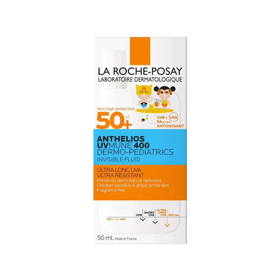 La Roche-Posay Anthelios UVMune 400 Kids Ultra Light Invisible Fluid SPF 50+ 50ml - Image 2