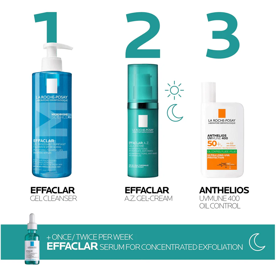 La Roche-Posay Effaclar A.Z Gel Cream Moisturiser 40ml - Image 5