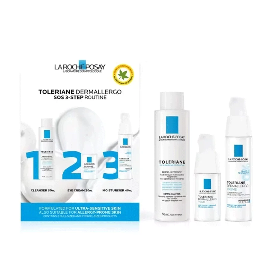 La Roche-Posay Toleriane Dermallergo SOS 3-Step Soothing Kit - Image 2