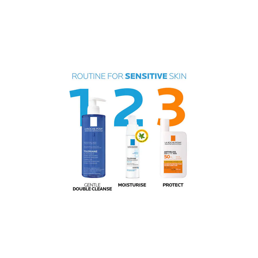 La Roche-Posay Toleriane Foaming Gel Double Cleanser 400ml - Image 3