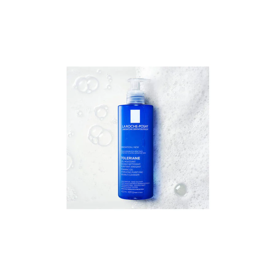 La Roche-Posay Toleriane Foaming Gel Double Cleanser 400ml - Image 4