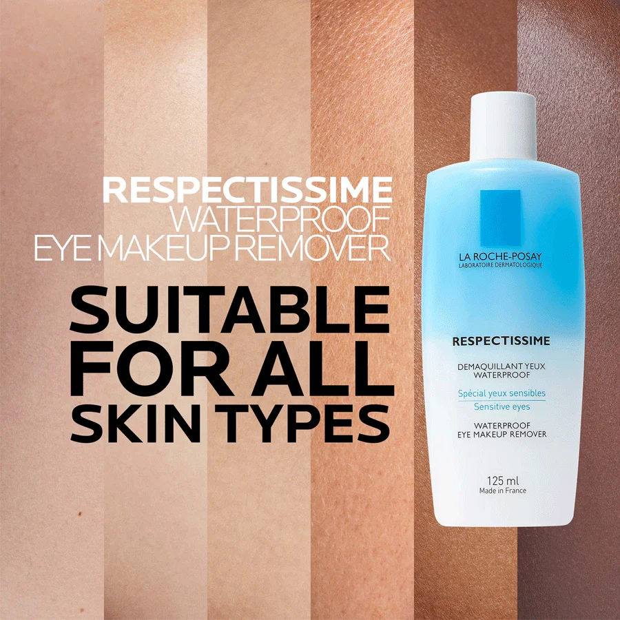 La Roche-Posay Toleriane Respectissime Waterproof Eye Make-Up Remover 125ml - Image 3