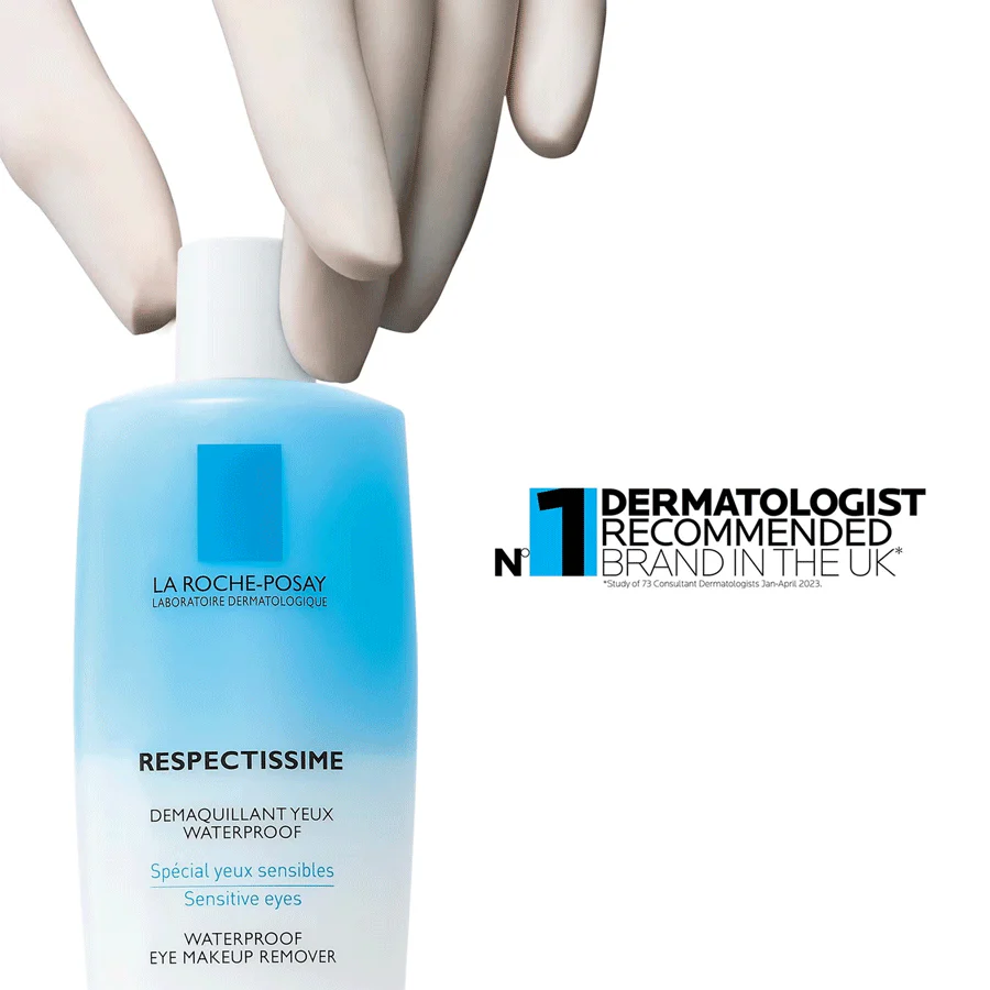 La Roche-Posay Toleriane Respectissime Waterproof Eye Make-Up Remover 125ml - Image 4