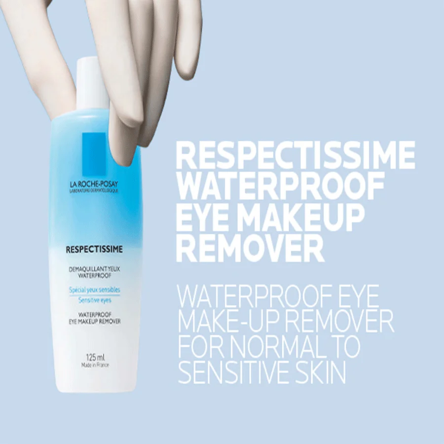 La Roche-Posay Toleriane Respectissime Waterproof Eye Make-Up Remover 125ml - Image 5