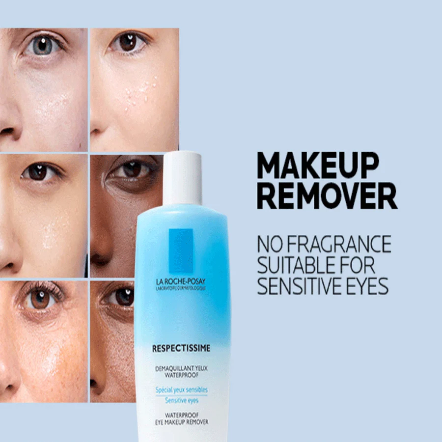 La Roche-Posay Toleriane Respectissime Waterproof Eye Make-Up Remover 125ml - Image 6