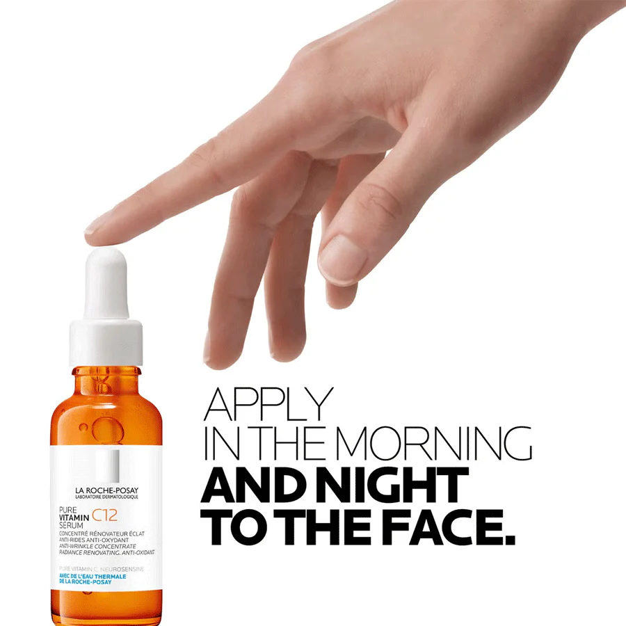 La Roche-Posay Vitamin C12 Serum Anti-Wrinkle and Radiance Restoring Serum 30ml - Image 4
