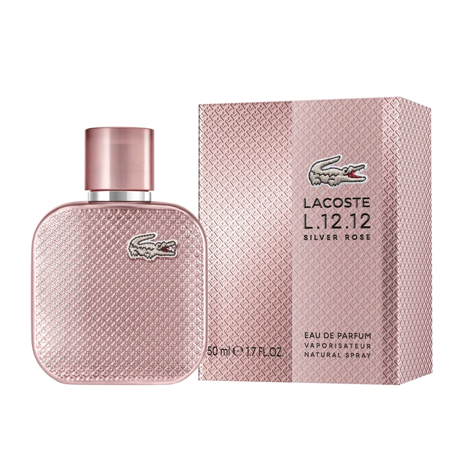 Lacoste L.12.12 Silver Rose Eau de Parfum 50ml - Image 2