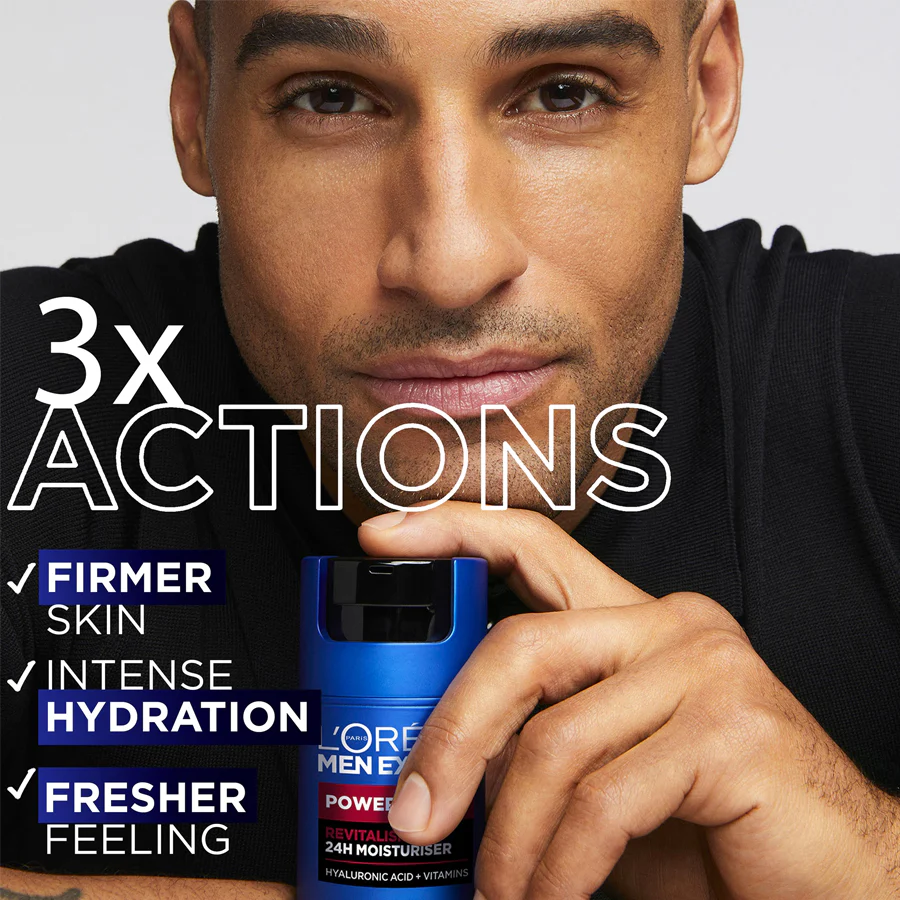 L'Oréal Paris Men Expert Power Age Hyaluronic Acid Moisturiser 50ml - Image 2
