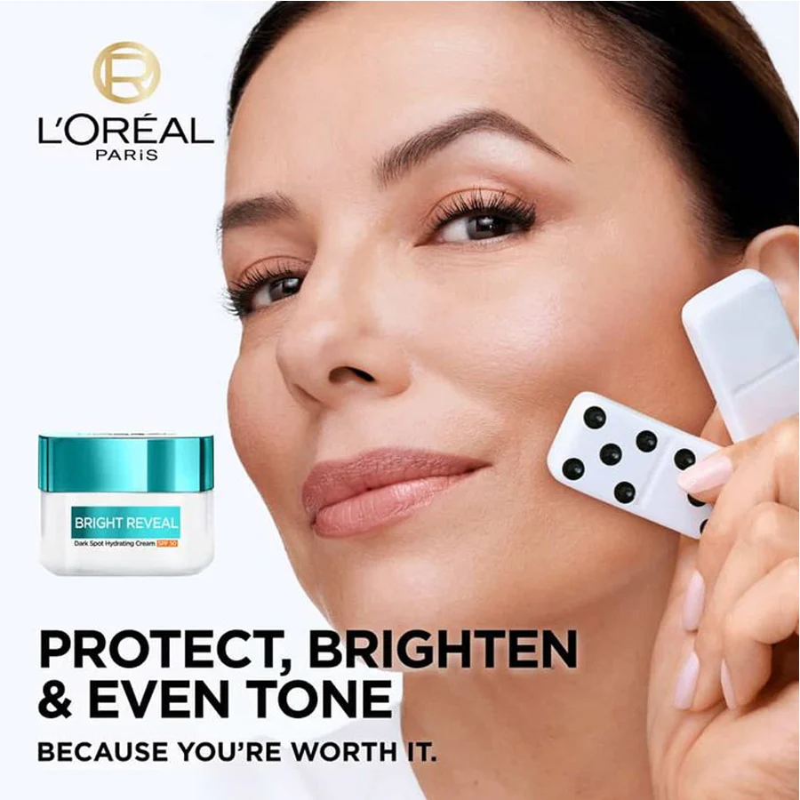 L'Oréal Paris Bright Reveal Dark Spot Hydrating Cream SPF 50 Niacinamide 50ml - Image 2