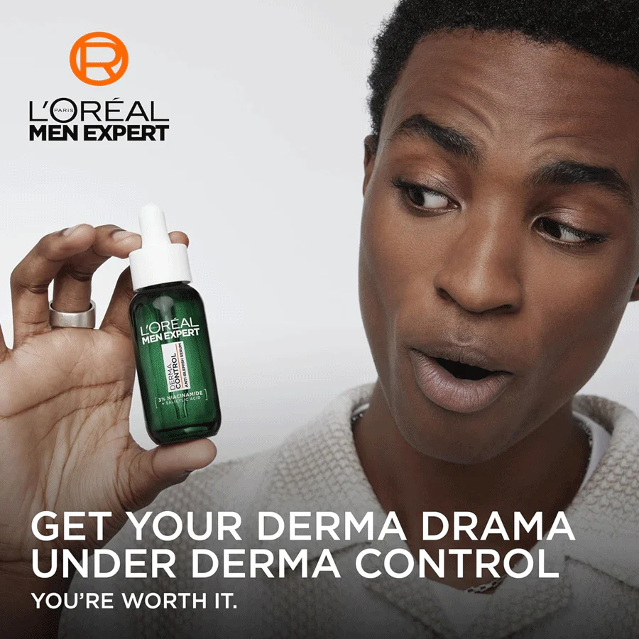 L'Oréal Paris Men Expert Derma Control Anti-Blemish Serum 30ml - Image 2