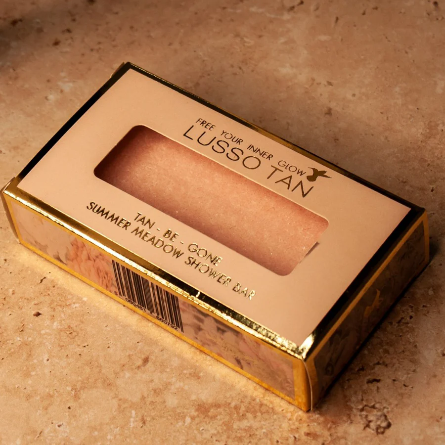 Lusso Tan Tan-Be-Gone Shower Bar - Summer Meadow 100g - Image 2