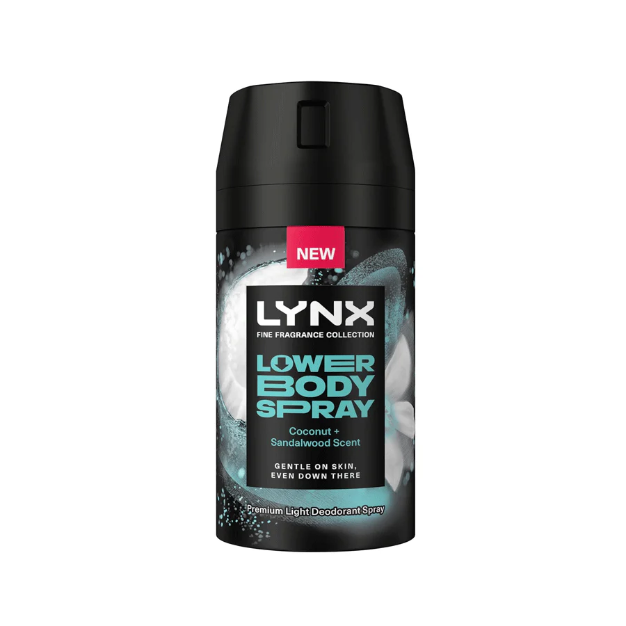 Lynx Fine Fragrance Collection Lower Body Spray Coconut and Sandalwood 100ml