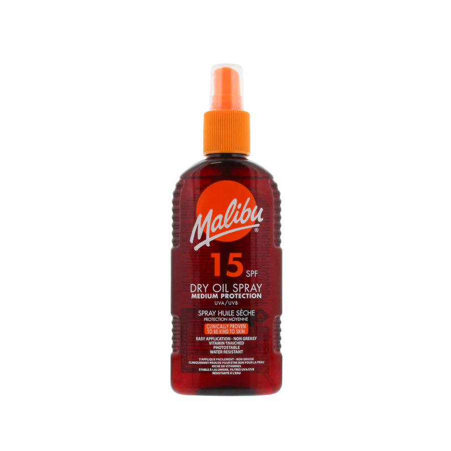 Malibu Dry Oil Spray SPF 15 200ml