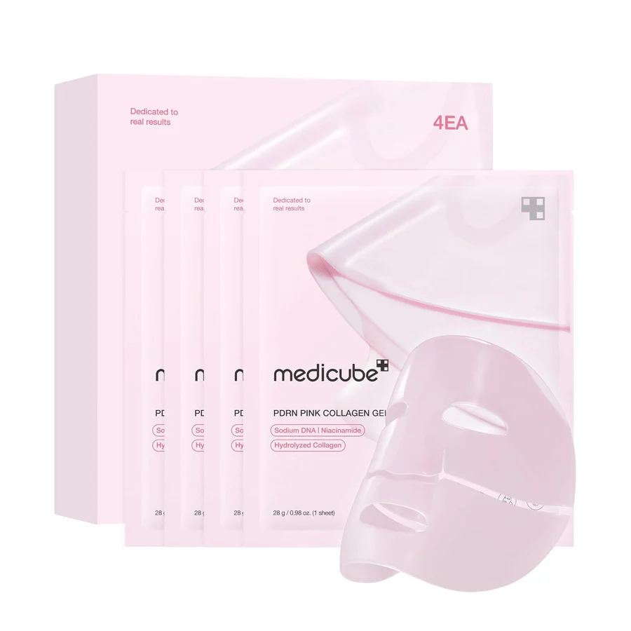 Medicube PDRN Pink Collagen Gel Masks 28g (4 Pack)