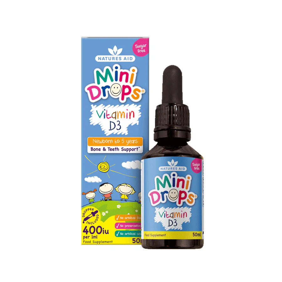 Natures Aid Mini Drops Vitamin D 50ml
