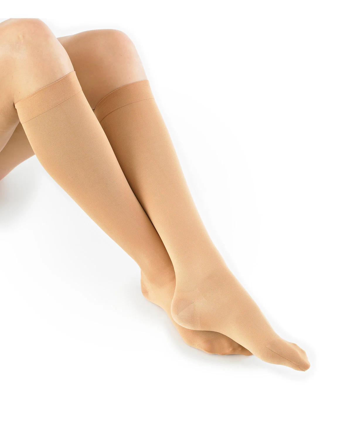Neo G Travel & Flight Compression Socks Beige (Medium) - Image 3