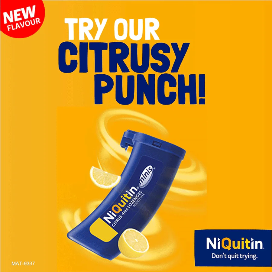 NiQuitin Mini Lozenges Citrus 2MG (60 Pack) - Image 3