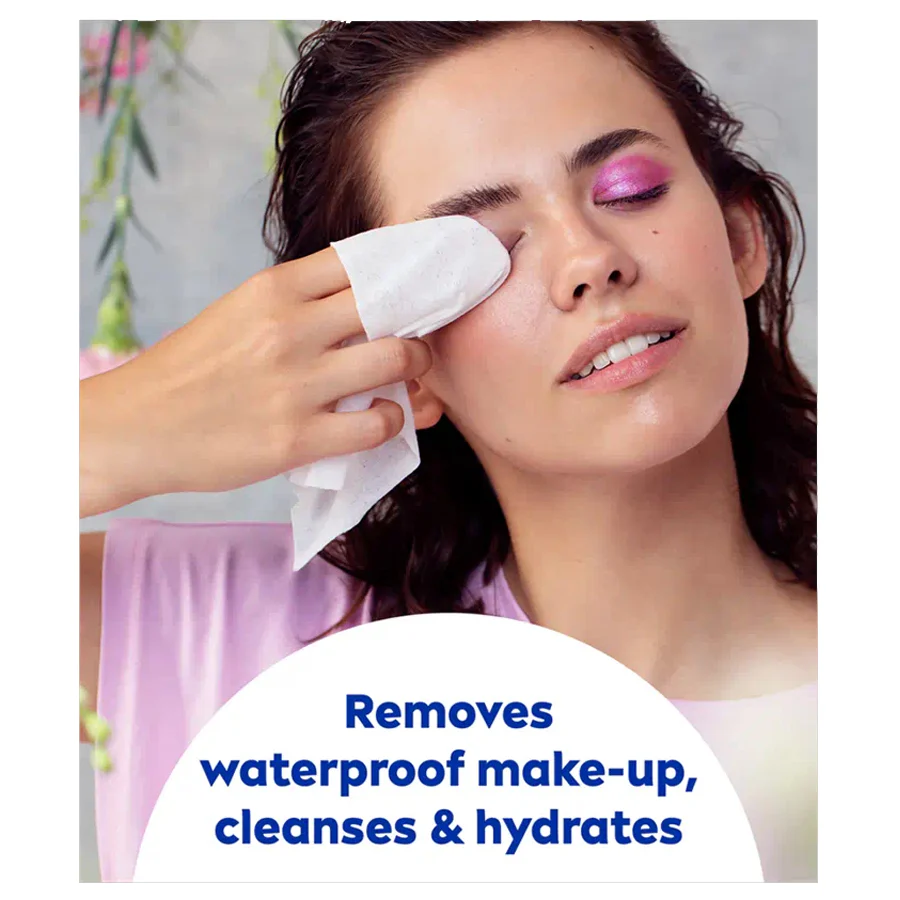 NIVEA Biodegradable Cleansing Face Wipes Dry Skin (25 Pack) - Image 4