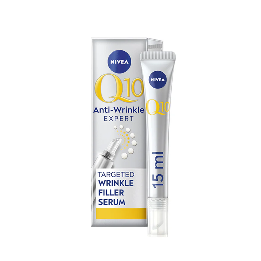 NIVEA Q10 Anti-Wrinkle Power Wrinkle Filler Serum with Bioxifill Peptides 15ml