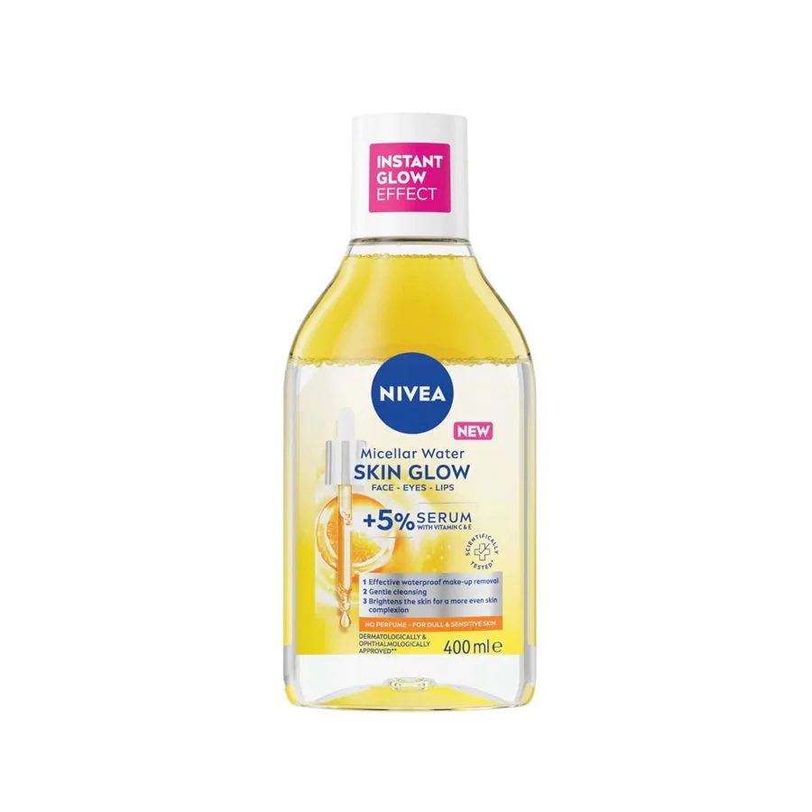 NIVEA Skin Glow Serum Infused Micellar Water 400ml