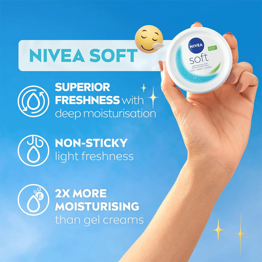 NIVEA Soft Moisturising Cream 500ml - Image 2