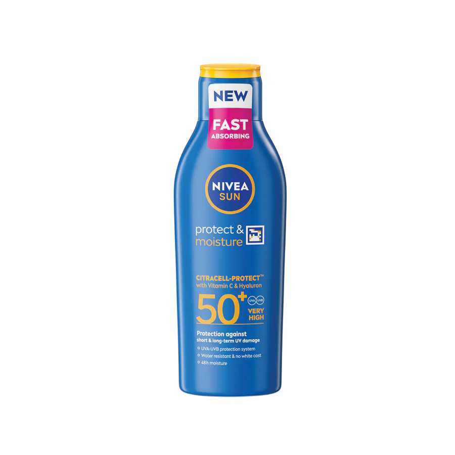 NIVEA SUN Protect & Moisture Sun Cream Lotion SPF50+ 200ml