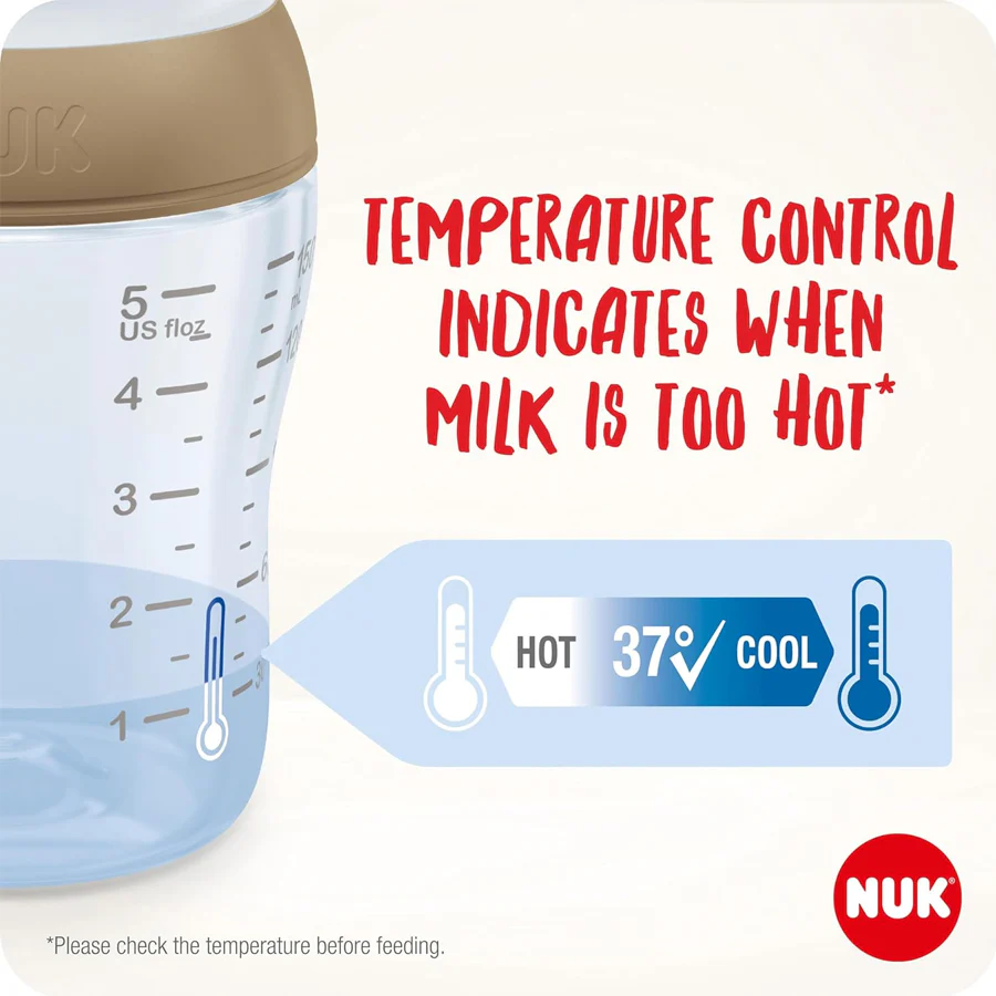 NUK Perfect Match Silicone Bottle 150ml 0+ Months (Twig) - Image 3