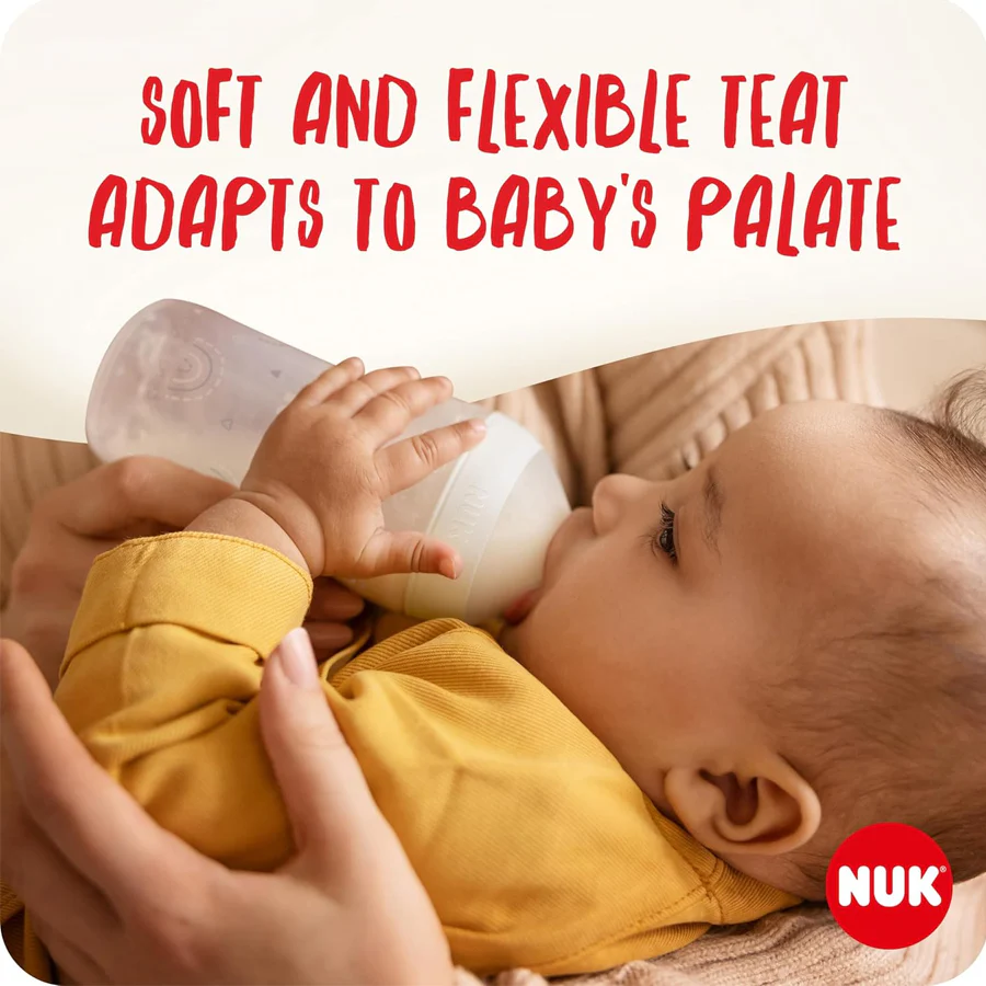 NUK Perfect Match Silicone Bottle 150ml 0+ Months (Twig) - Image 2